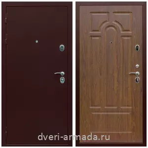 Входные двери толщиной 70 мм, Дверь входная железная Армада Люкс Антик медь / ФЛ-58 Мореная береза с фрезеровкой в квартиру