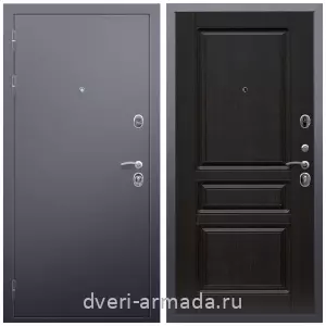 C порошковой окраской, Дверь входная Армада Люкс Антик серебро / МДФ 16 мм ФЛ-243 Венге