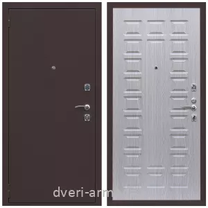 Входные двери лофт, Дверь входная Армада Комфорт Антик медь / ФЛ-183 Дуб беленый