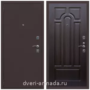 2 контура, Дверь входная Армада Комфорт Антик медь / ФЛ-58 Венге