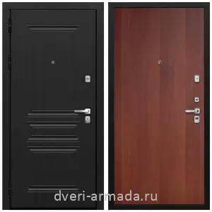 Толстые входные двери, Дверь входная Армада Экстра ФЛ-243 Черная шагрень / ПЭ Итальянский орех от завода