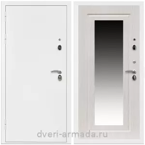 Белые, Дверь входная Армада Оптима Белая шагрень / ФЛЗ-120 Дуб белёный