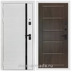 Входные двери МДФ для офиса, Дверь входная Армада Каскад WHITE МДФ 10 мм / МДФ 6 мм ФЛ-39 Венге