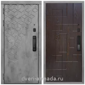 Дверь входная Армада Квадро Kaadas K9 / ФЛ-57 Дуб шоколад