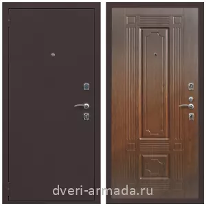 Входные двери 880 мм, Дверь входная Армада Комфорт Антик медь / ФЛ-2 Морёная береза