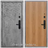 Дверь входная Армада Квадро Kaadas S500 / ПЭ Миланский орех