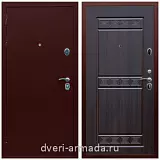 Дверь входная элитная в квартиру стальная Армада Люкс Антик медь / ФЛ-242 Эковенге с панелями