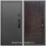 Умная входная смарт-дверь Армада Гарант Kaadas K9/ МДФ 16 мм ФЛ-57 Дуб шоколад