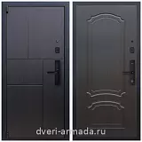 Дверь входная элитная Армада Бастион МДФ 16 мм Kaadas S500 / ФЛ-140 Венге
