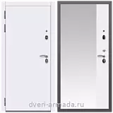 Дверь входная Армада Кварц / ФЛЗ Панорама-1 Белый матовый