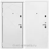 Дверь входная Армада Престиж Белая шагрень МДФ 16 мм Лофт ФЛ-291 / МДФ 10 мм Гладкая матовый